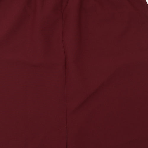 Preworn Womens Red   A-Line Skirt Size 26