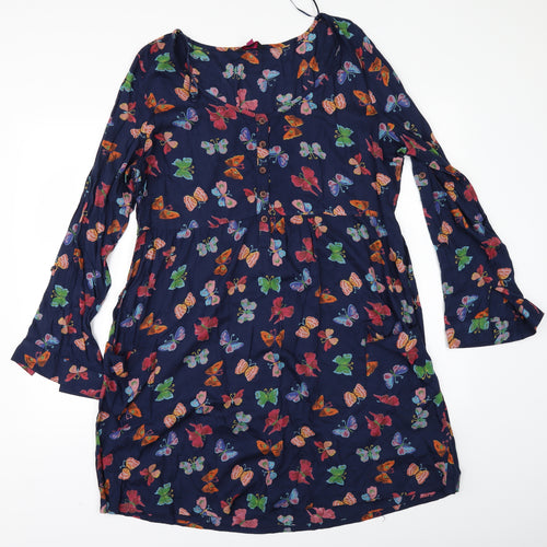 Simply Be Womens Black Geometric  A-Line  Size 14