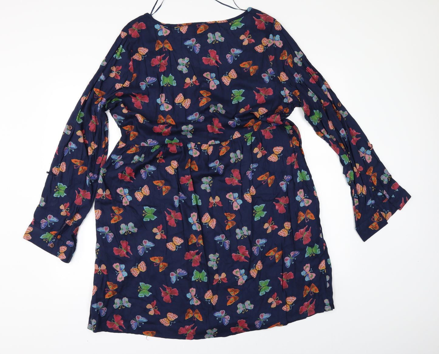 Simply Be Womens Black Geometric  A-Line  Size 14