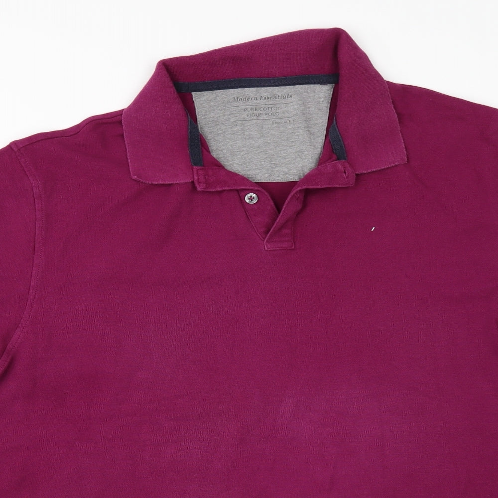 Marks and Spencer Mens Red    Polo Size XL