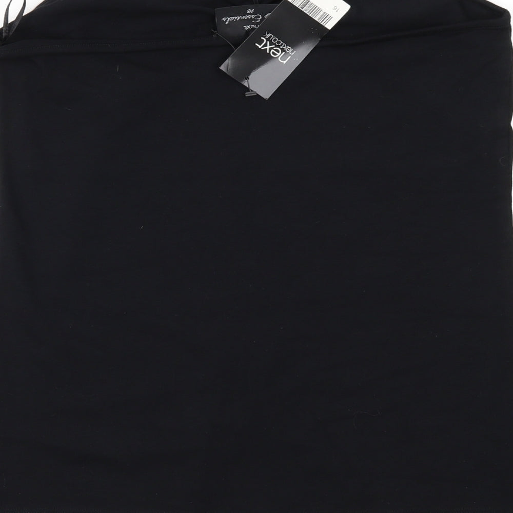 NEXT Womens Black   Basic T-Shirt Size 16