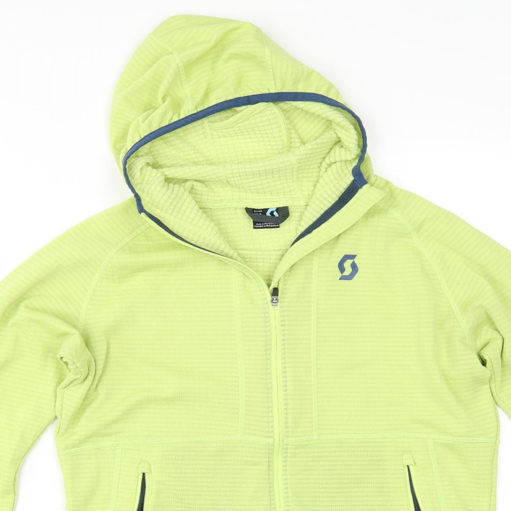 Polartec Womens Green   Full Zip Hoodie Size M