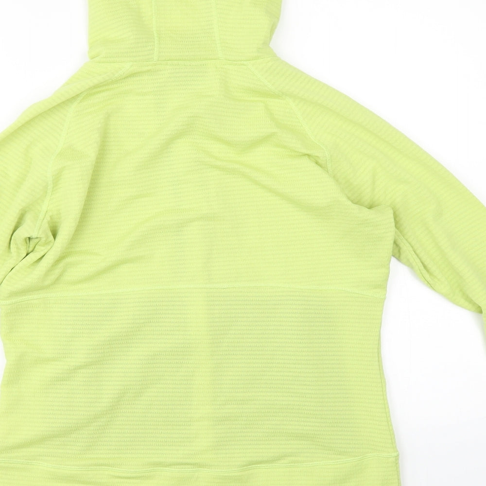 Polartec Womens Green   Full Zip Hoodie Size M