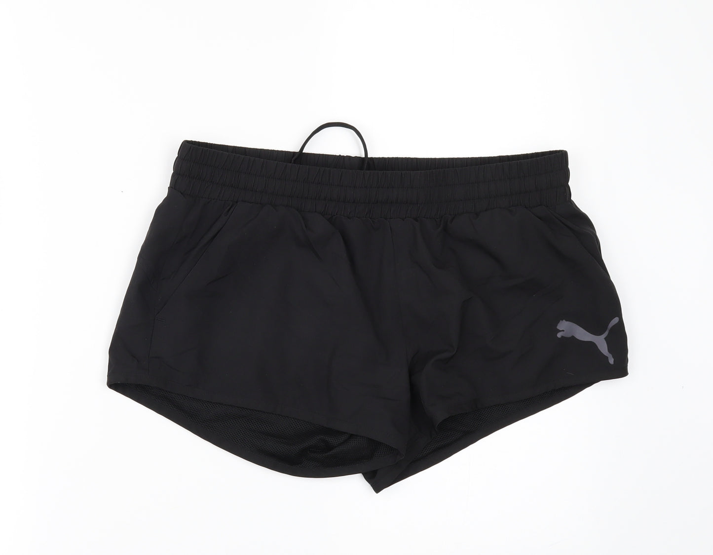 PUMA Womens Black   Compression Shorts Size 10