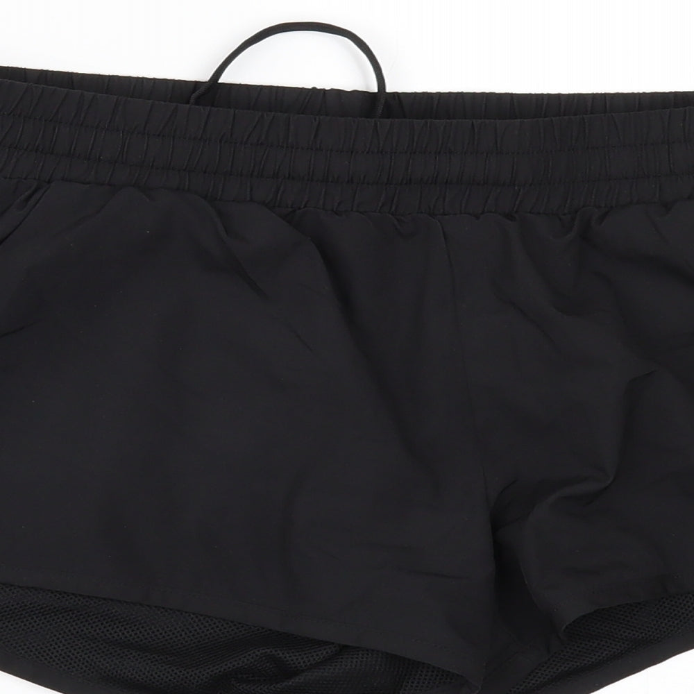 PUMA Womens Black   Compression Shorts Size 10