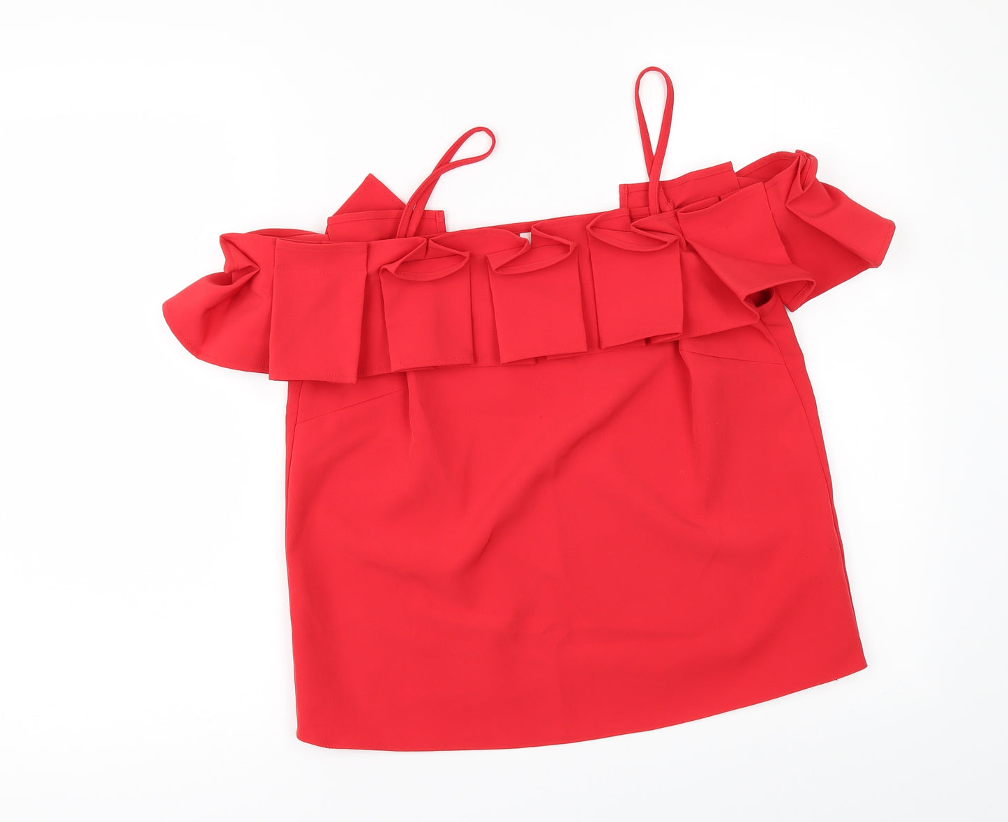 River Island Womens Red   Camisole Blouse Size 8