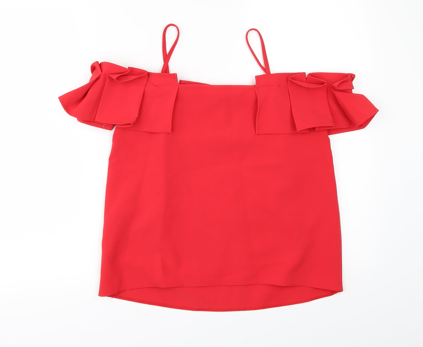 River Island Womens Red   Camisole Blouse Size 8