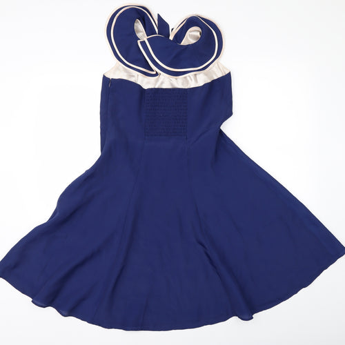 Holly Willoughby Womens Blue   Fit & Flare  Size 12