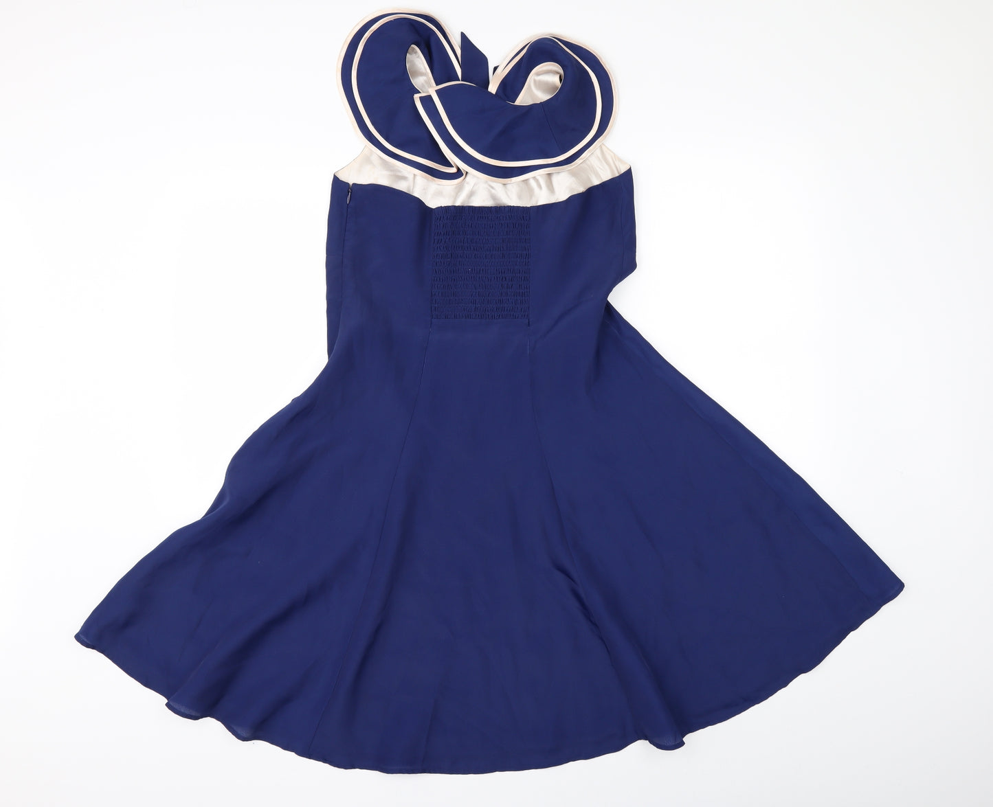 Holly Willoughby Womens Blue   Fit & Flare  Size 12