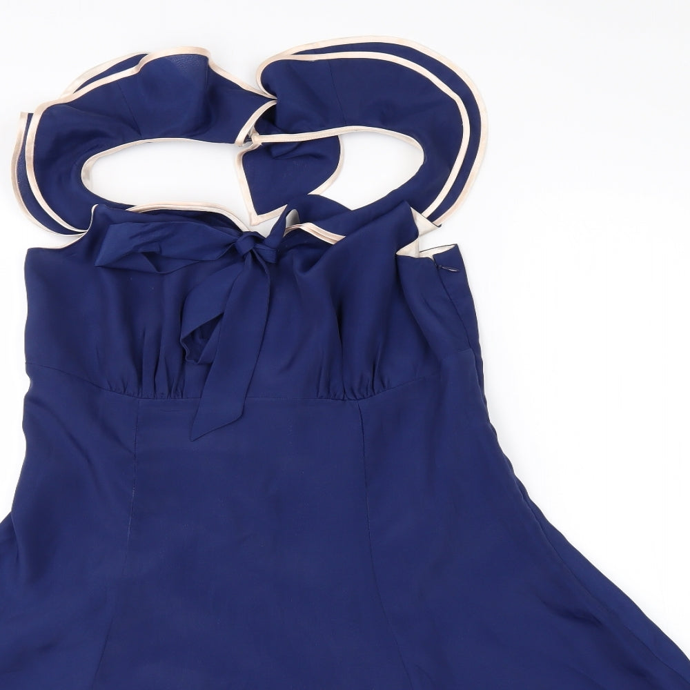 Holly Willoughby Womens Blue   Fit & Flare  Size 12