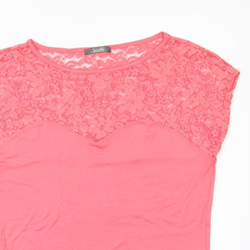 South Womens Pink   Basic T-Shirt Size 16