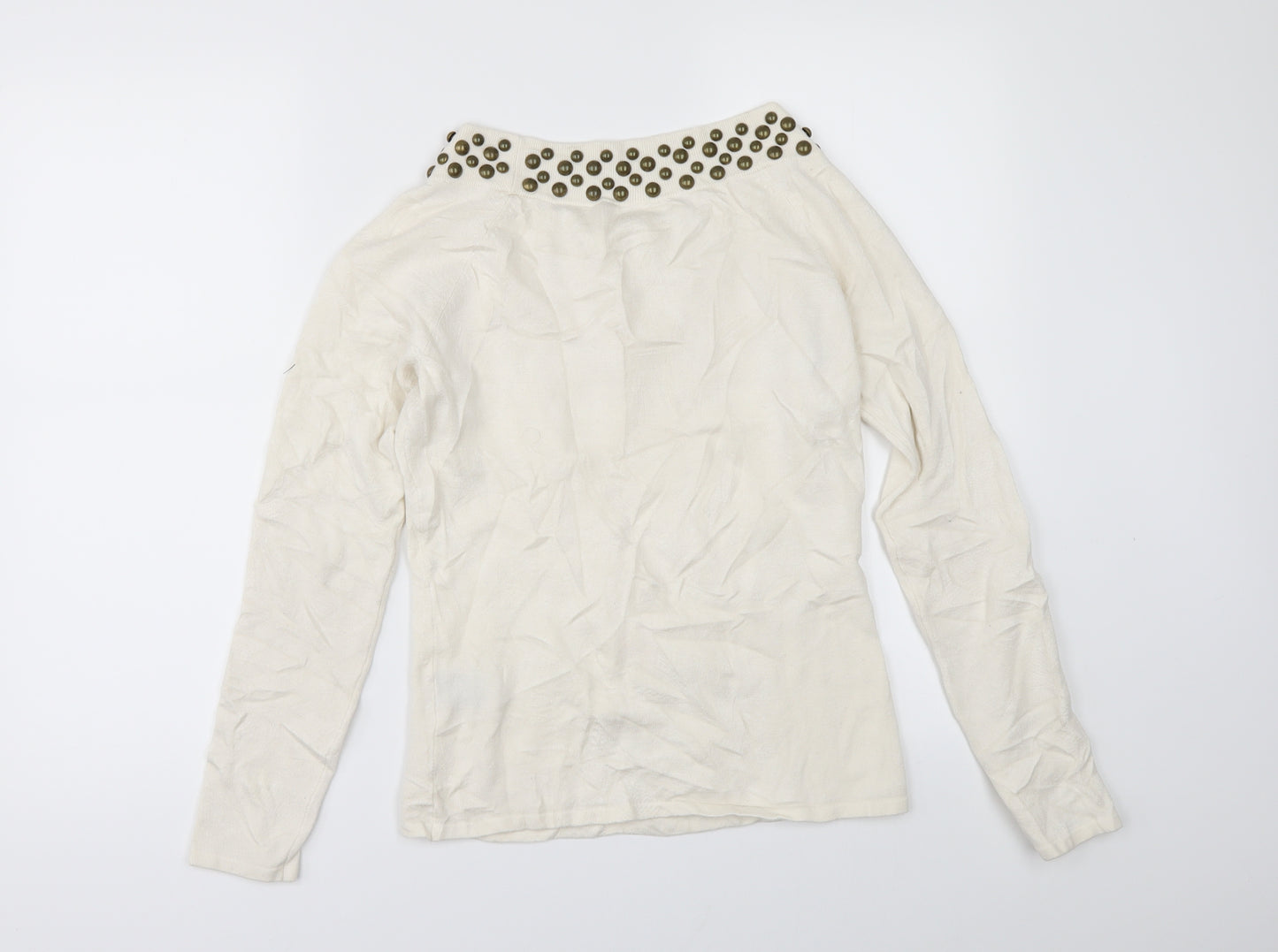 Preworn Womens Ivory   Pullover Jumper Size M