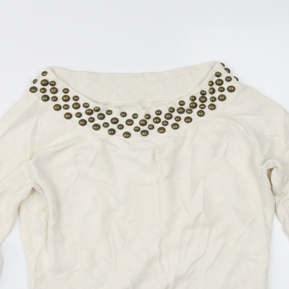 Preworn Womens Ivory   Pullover Jumper Size M