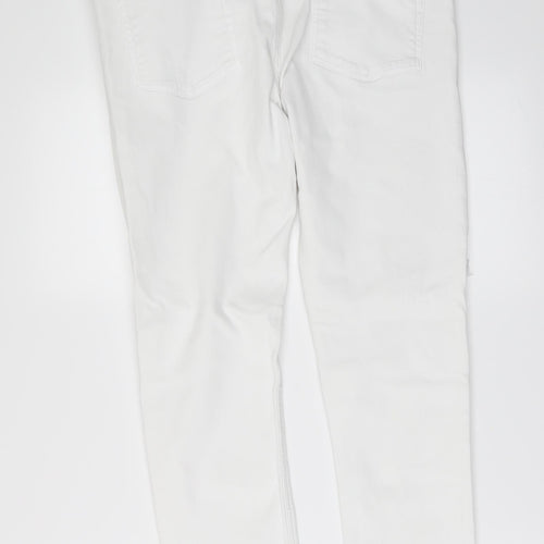 ASOS Womens White  Denim Skinny Jeans Size 34 in L30 in
