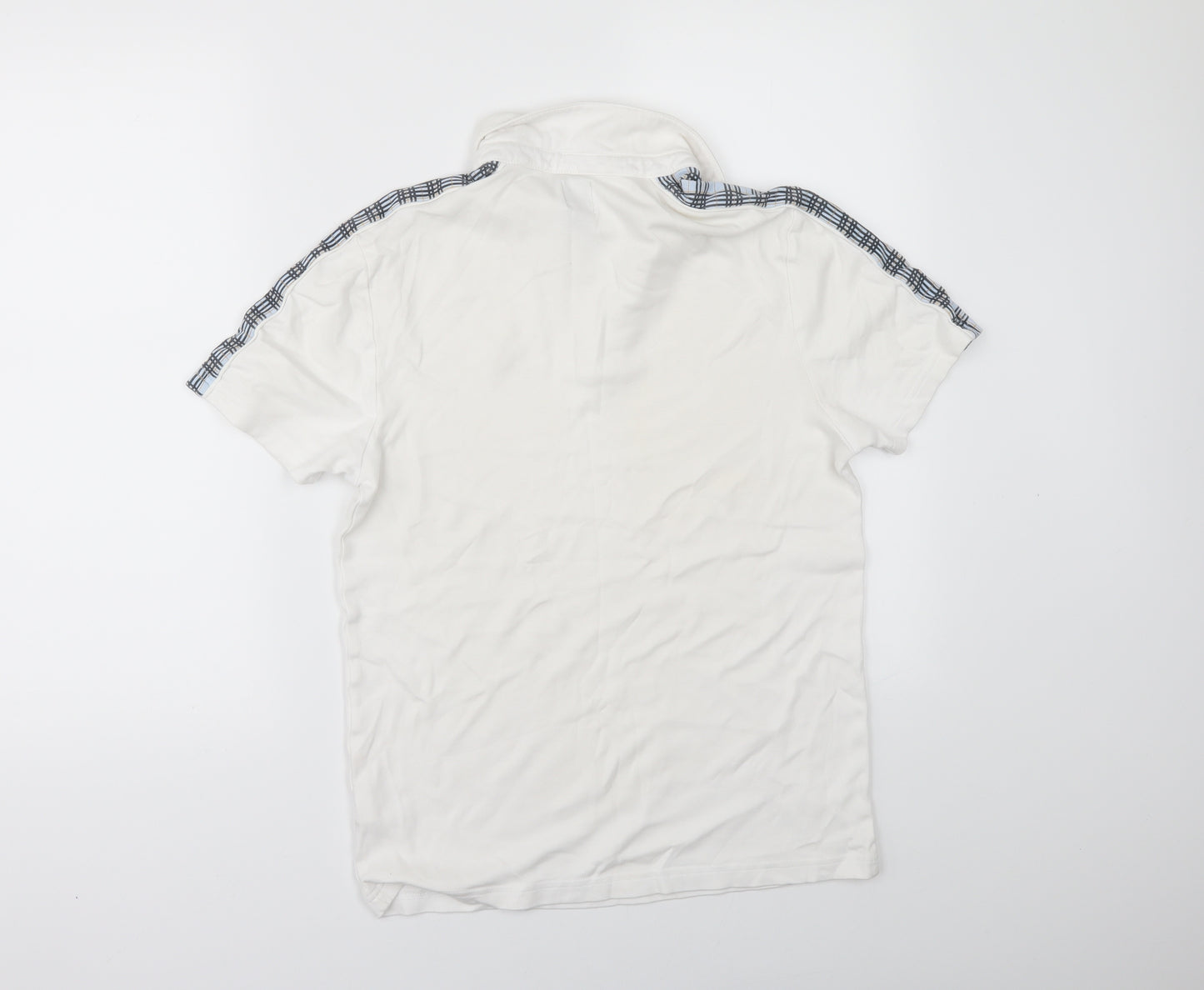 River Island Mens White    Polo Size S