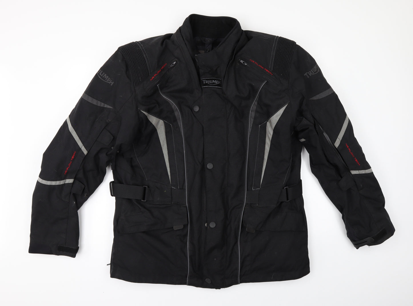 Triumph Motorcycles Mens Black   Biker Jacket Size 2XL  - Motorcycle Clothing