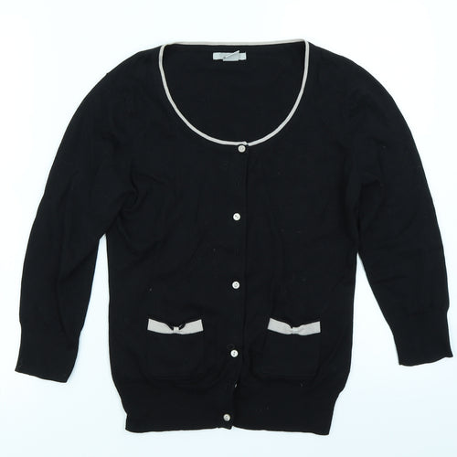 H&M Womens Black   Cardigan Jumper Size S