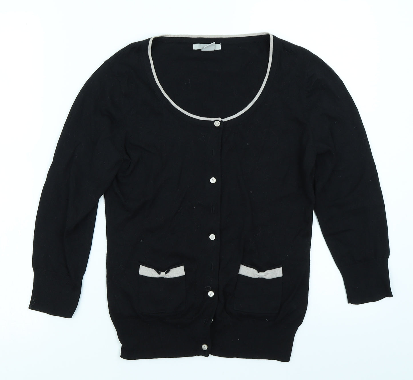 H&M Womens Black   Cardigan Jumper Size S