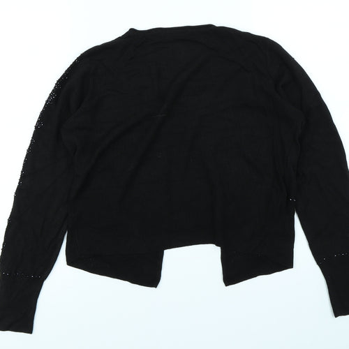 Marks & Spencer Womens Black   Cardigan Jumper Size 12