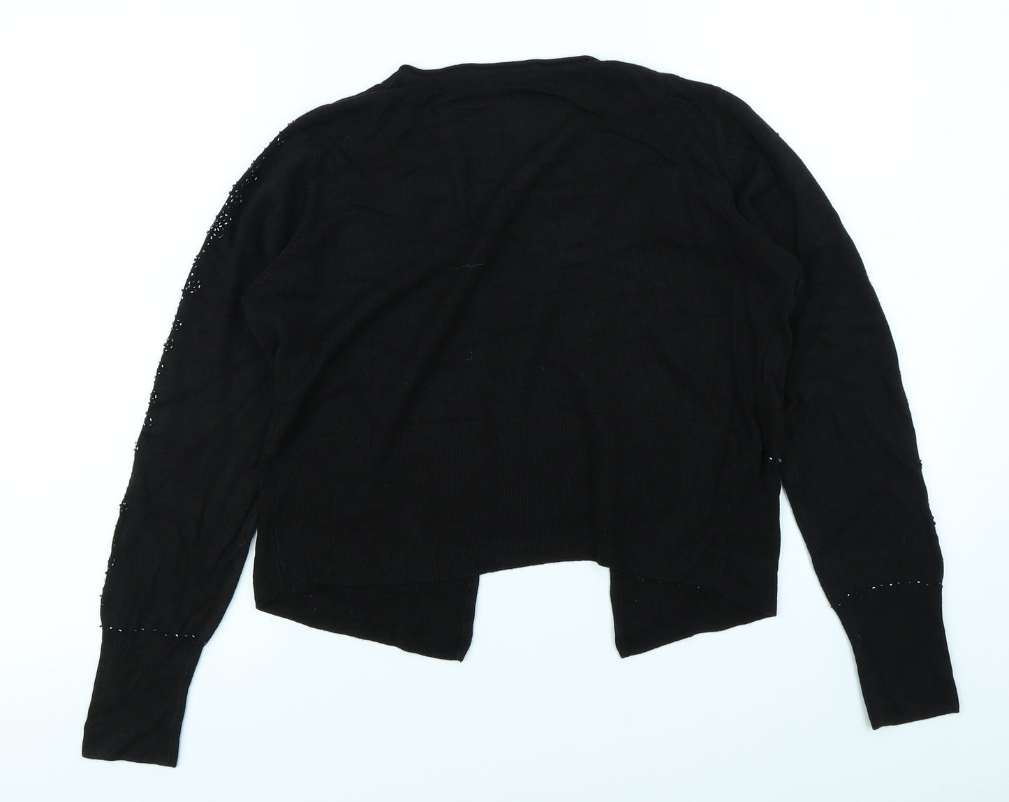Marks & Spencer Womens Black   Cardigan Jumper Size 12