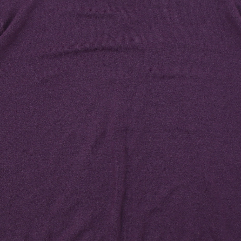 M&S Collection Mens Purple  Knit Pullover Jumper Size 3XL