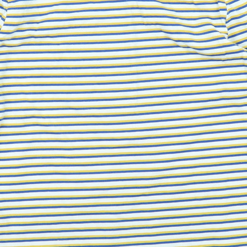 Fatface Girls Blue Striped  Basic T-Shirt Size 9-10 Years
