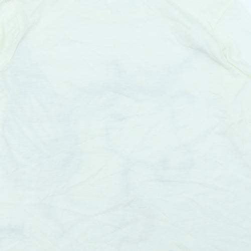 NEXT Girls White   Basic T-Shirt Size 10 Years  - Unicorn