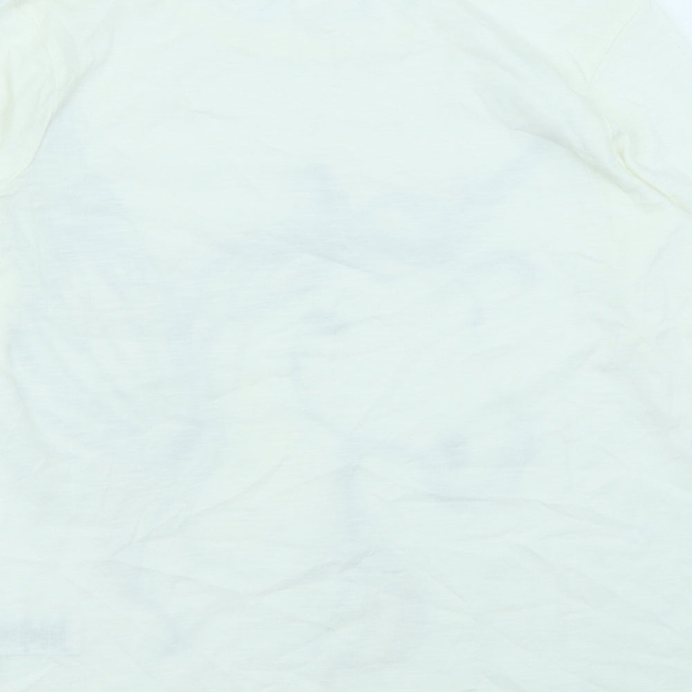NEXT Girls White   Basic T-Shirt Size 10 Years  - Unicorn