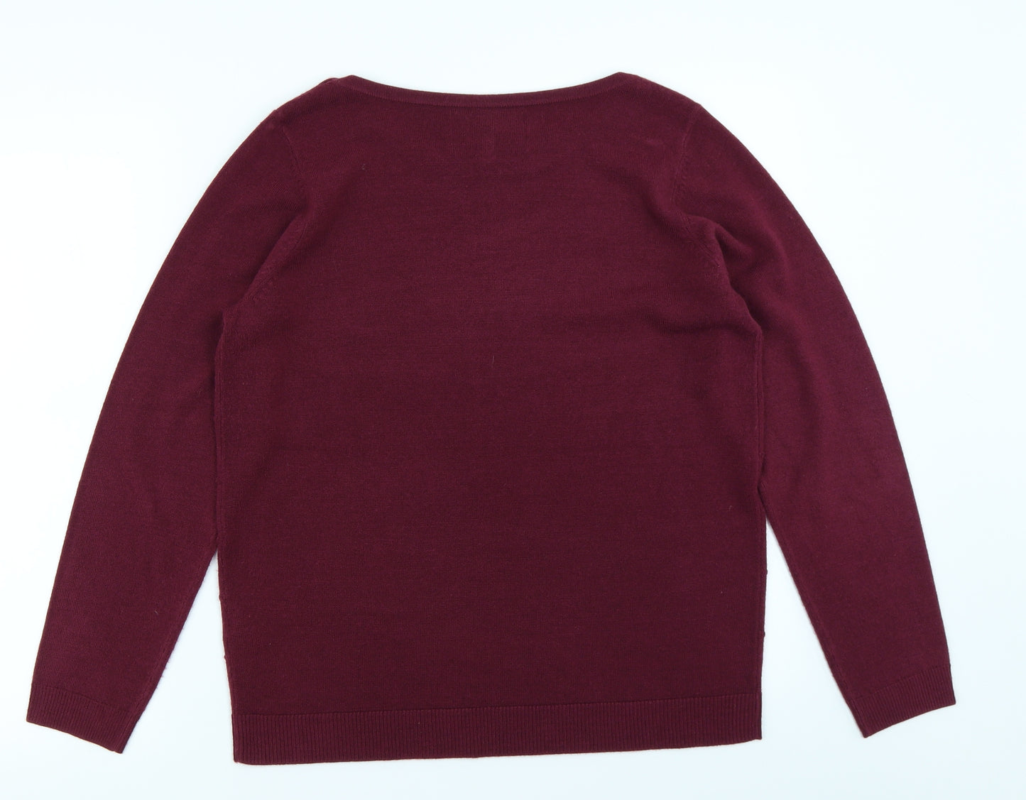 Maine Womens Purple   Pullover Jumper Size 14