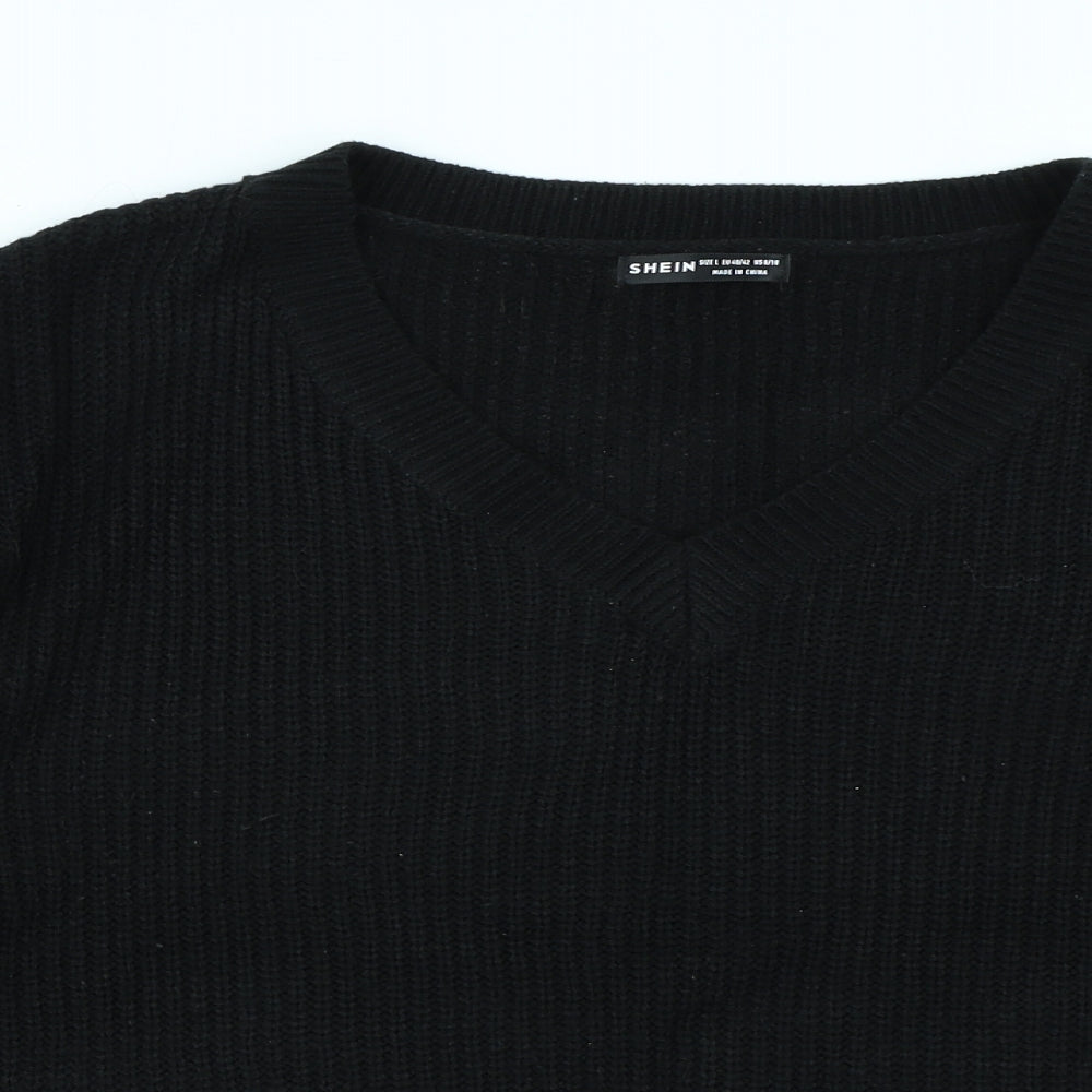 SheIn Womens Black   Pullover Jumper Size L