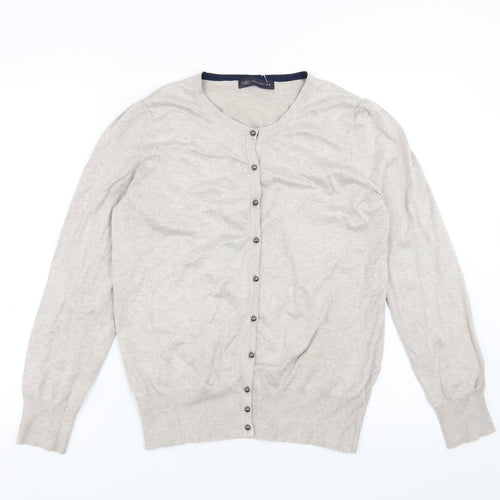 Marks and Spencer Womens Beige   Cardigan Jumper Size 16