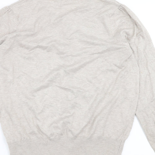 Marks and Spencer Womens Beige   Cardigan Jumper Size 16