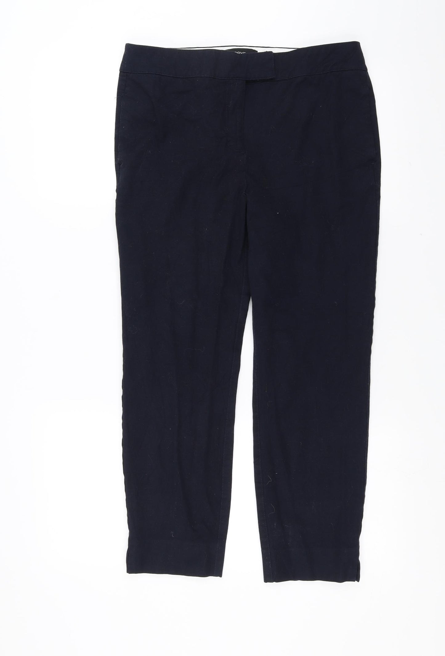 NEXT Womens Blue   Trousers  Size 12 L24 in - cropped