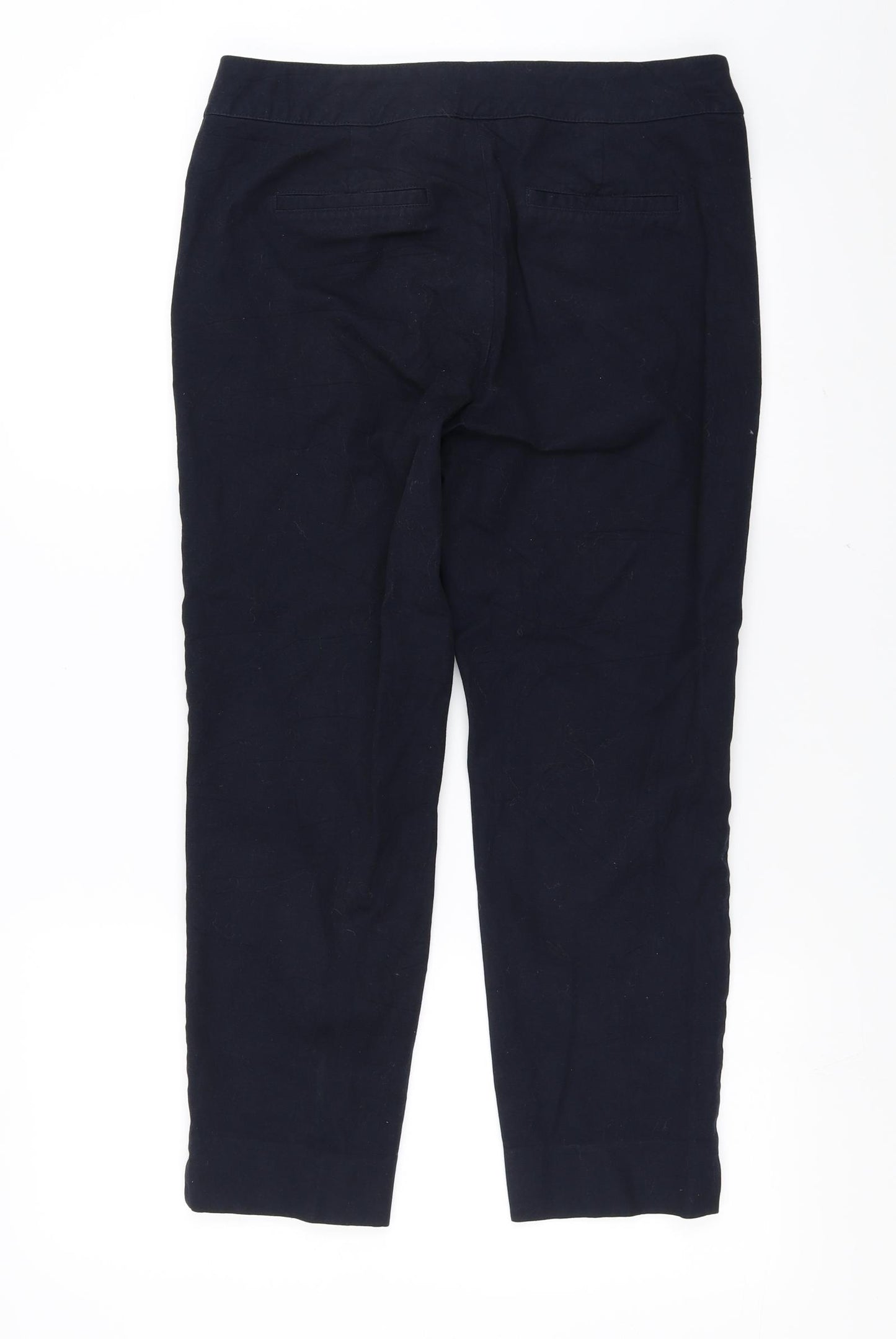 NEXT Womens Blue   Trousers  Size 12 L24 in - cropped