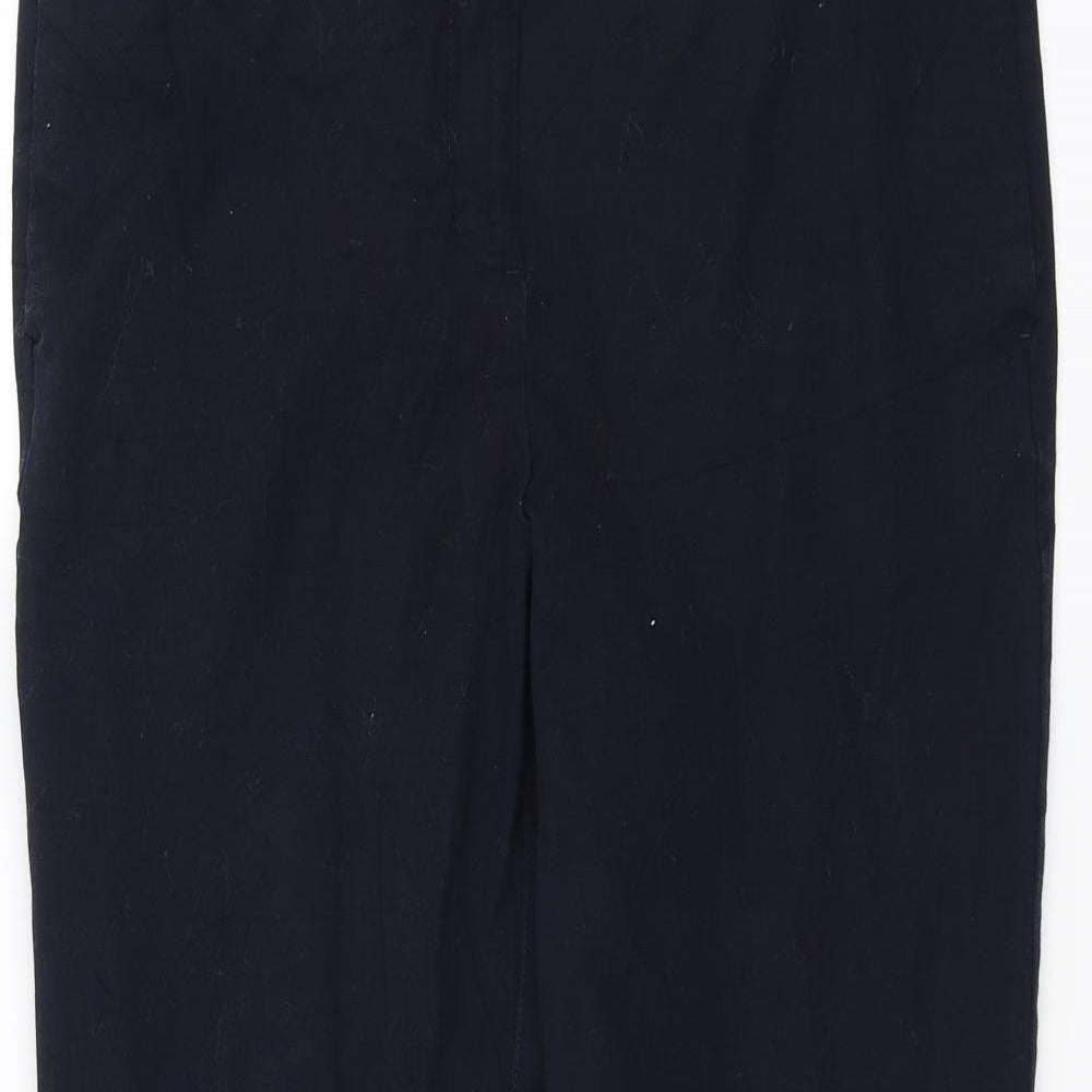 NEXT Womens Blue   Trousers  Size 12 L24 in - cropped