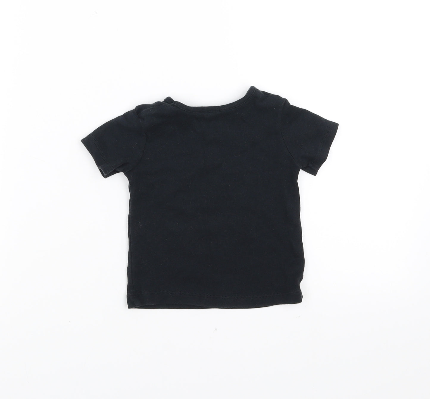 George Baby Black   Basic T-Shirt Size 3-6 Months  - free to be me