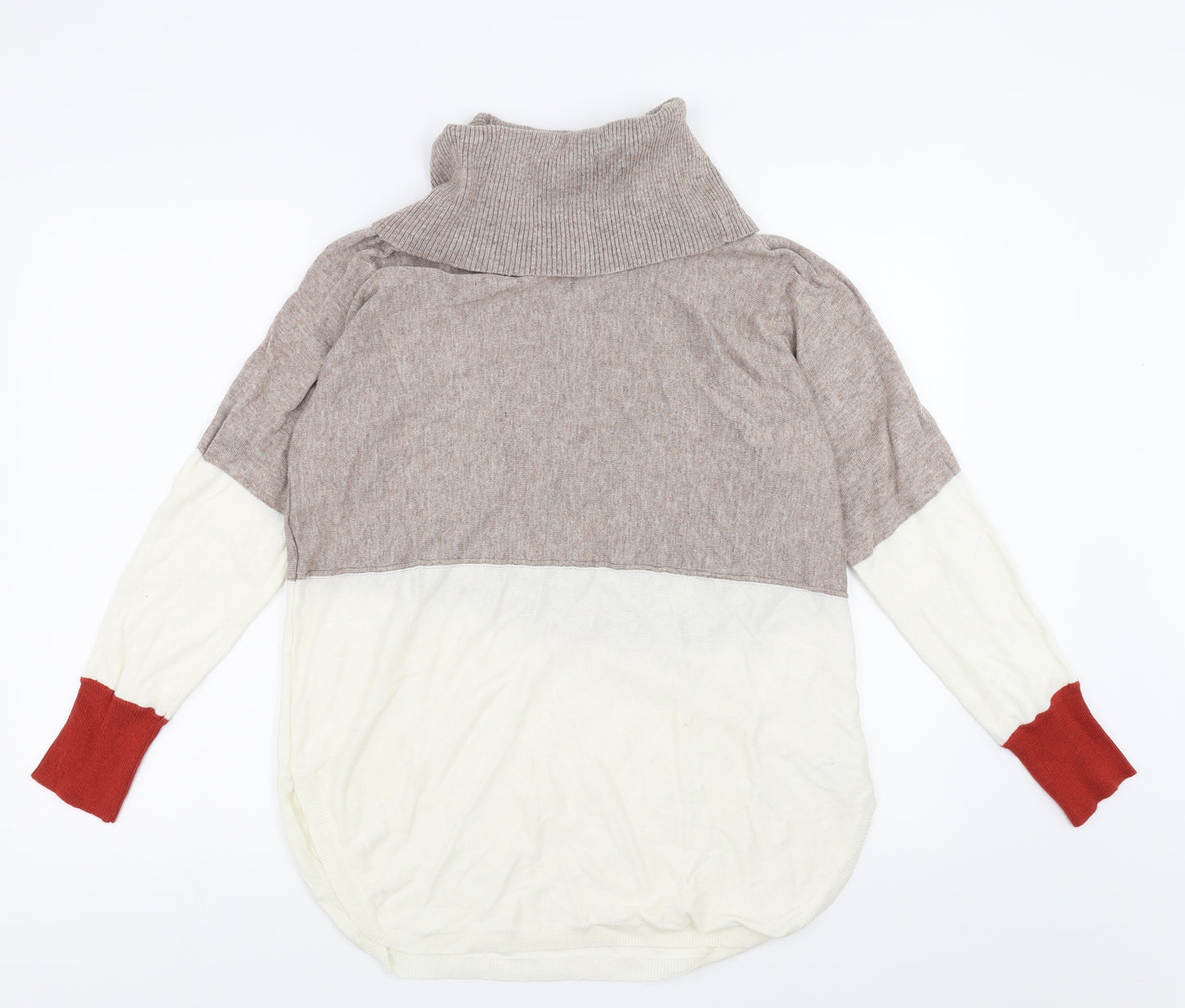 First Avenue Womens Beige   Pullover Jumper Size M