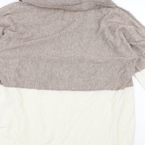First Avenue Womens Beige   Pullover Jumper Size M