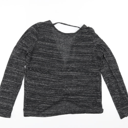 Glamorous Womens Grey   Pullover Jumper Size 8  - open back twist