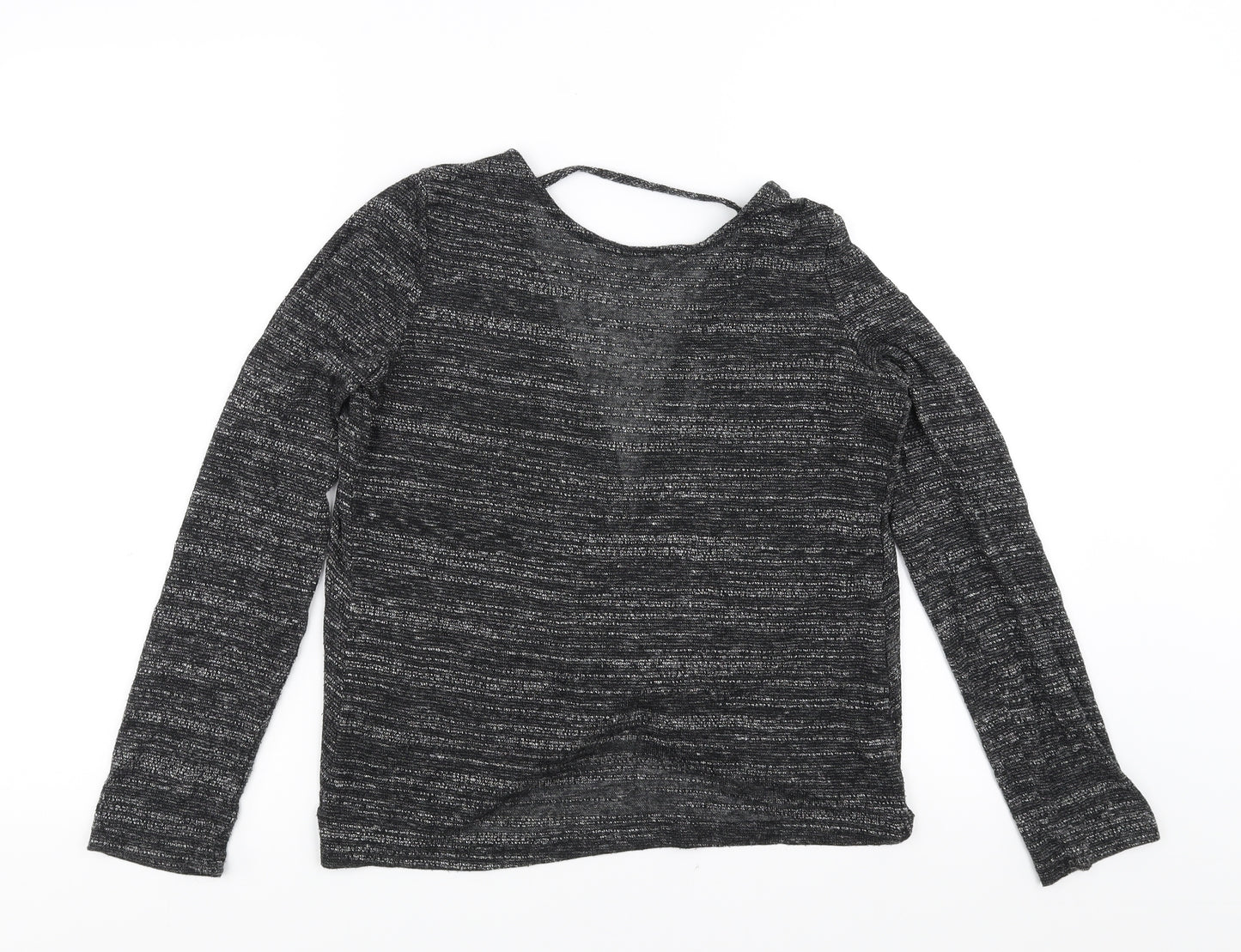 Glamorous Womens Grey   Pullover Jumper Size 8  - open back twist