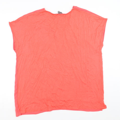 Katies Womens Pink   Basic Blouse Size XL