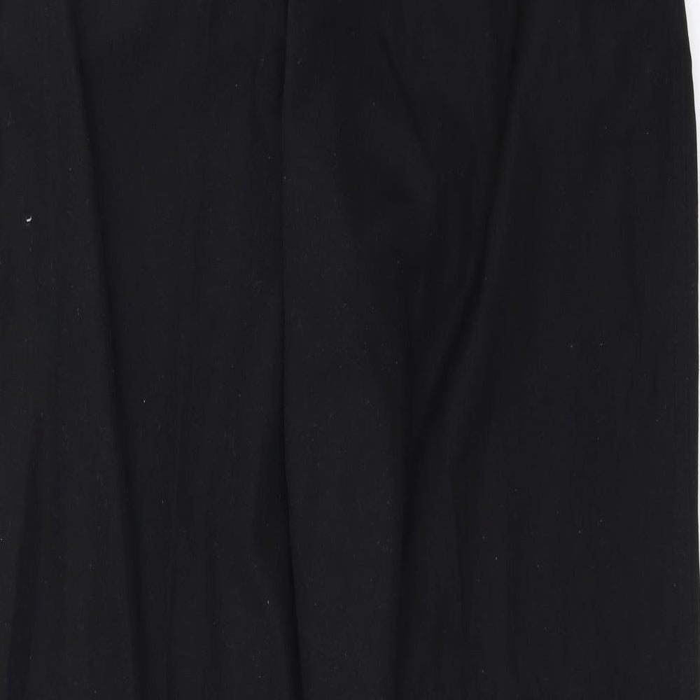 Preworn Mens Black   Trousers  Size 46 in L28 in - jogger waist
