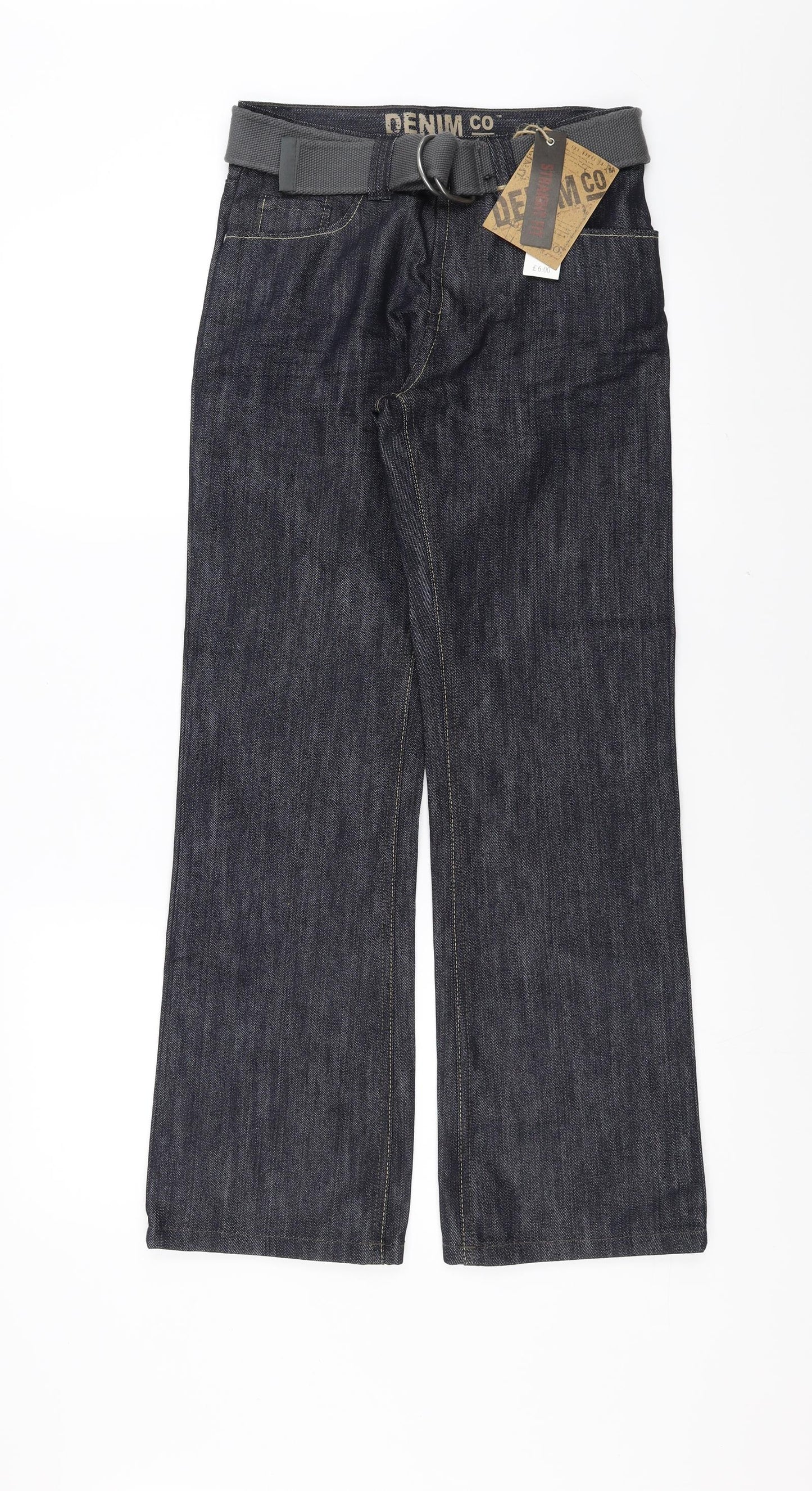 Primark Boys Blue  Denim Straight Jeans Size 11-12 Years