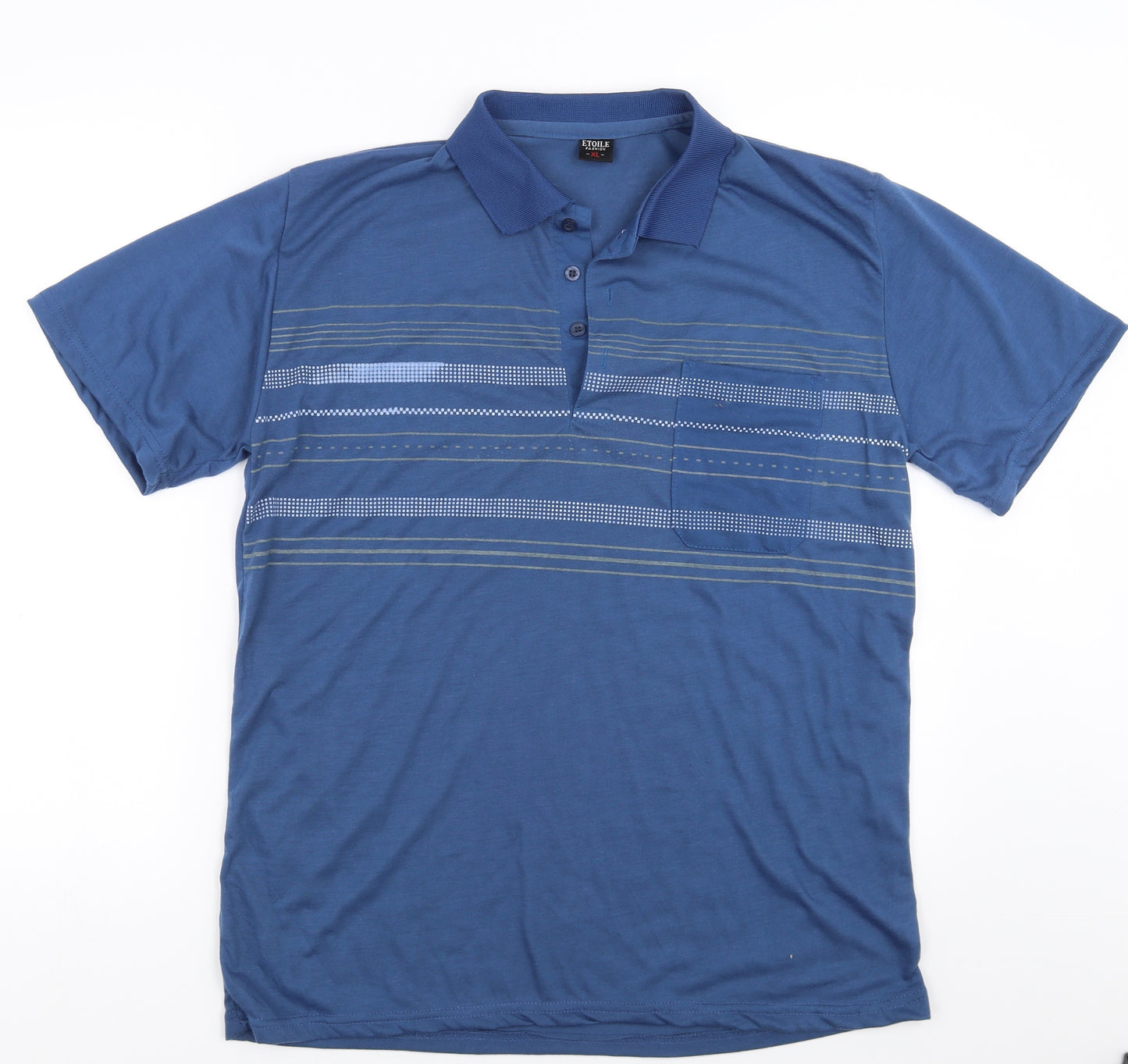 Etoile Mens Blue    Polo Size XL