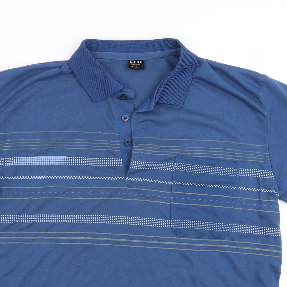 Etoile Mens Blue    Polo Size XL
