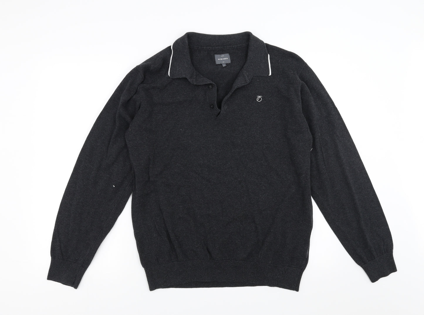 Peter Werth Mens Grey   Pullover Jumper Size XL