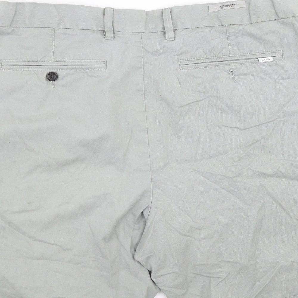 Marks and Spencer Mens Green   Chino Shorts Size 38 in