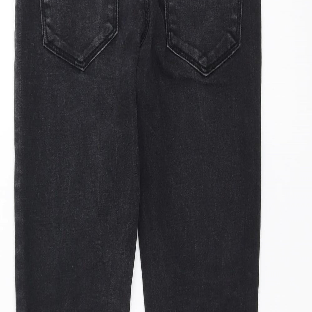 Primark Girls Black  Denim Skinny Jeans Size 7-8 Years