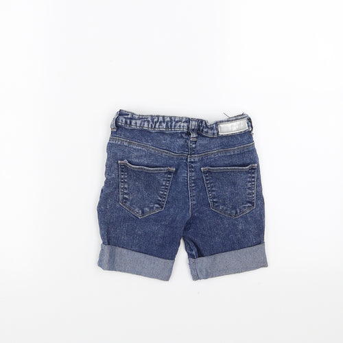 Matalan Girls Blue  Denim Bermuda Shorts Size 7 Years