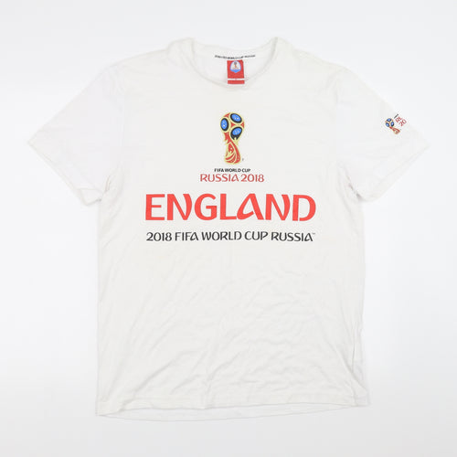 Fifa world cup Mens White    T-Shirt Size M  - world cup 2018